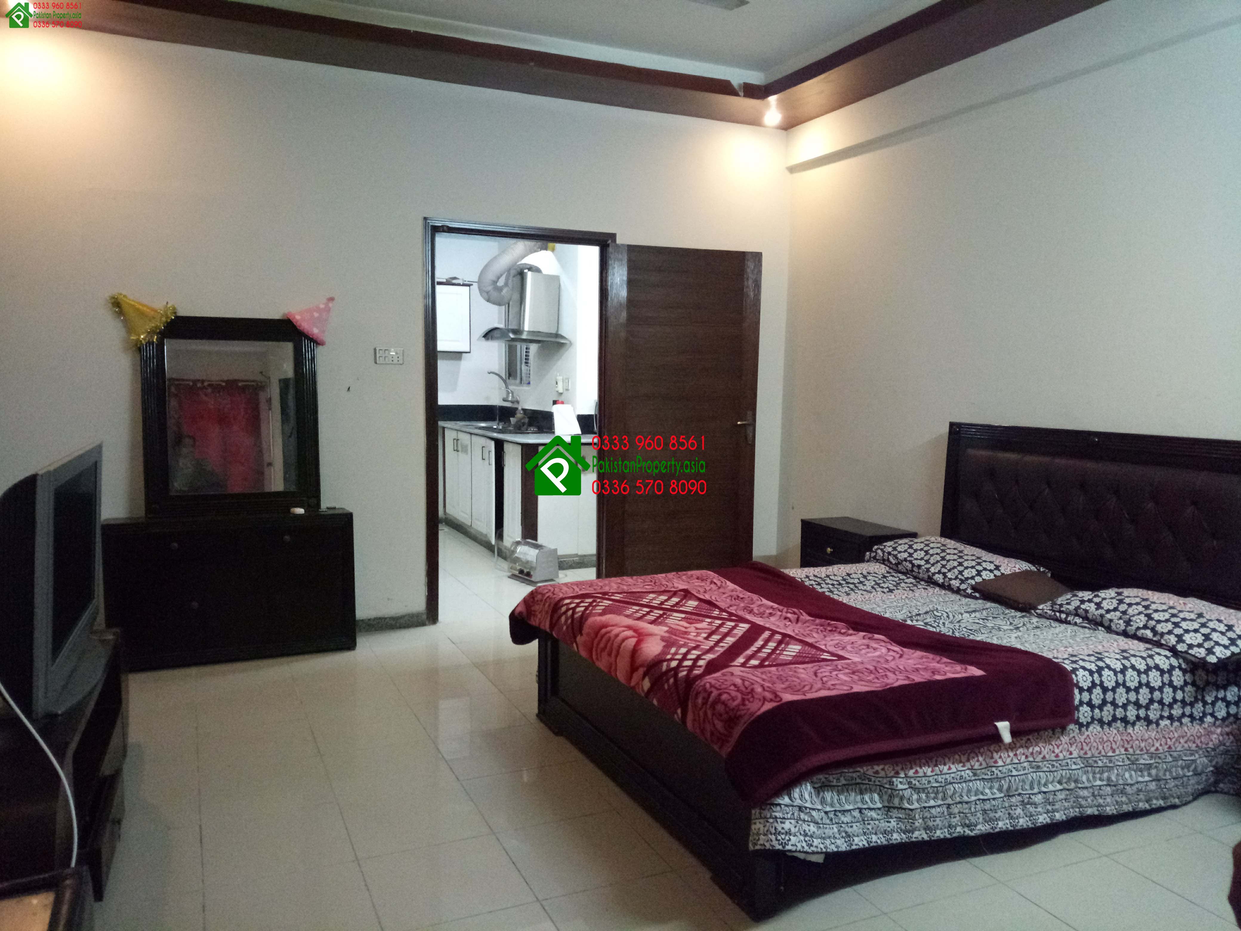 1 Bedroom fully Furnished Flat for rent in safari villas1 Phase1 bahria Town