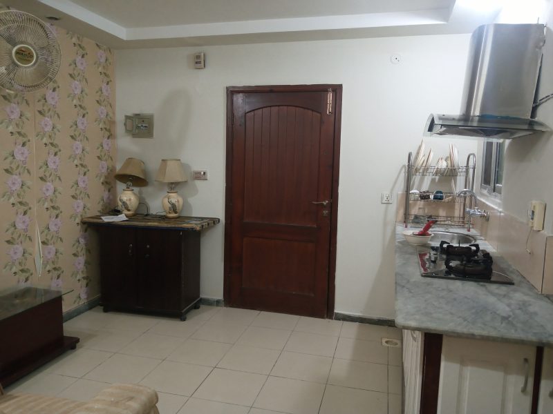 1 Bedroom Newly Renovated Furnished Flat for Rent in QJ Heights | First Floor | 35,000