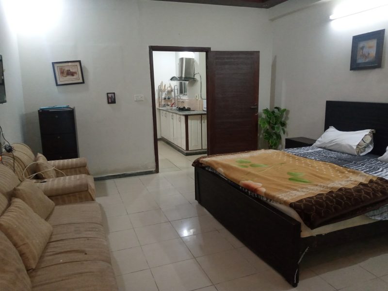 1 Bedroom Newly Renovated Furnished Flat for Rent in QJ Heights | First Floor | 35,000