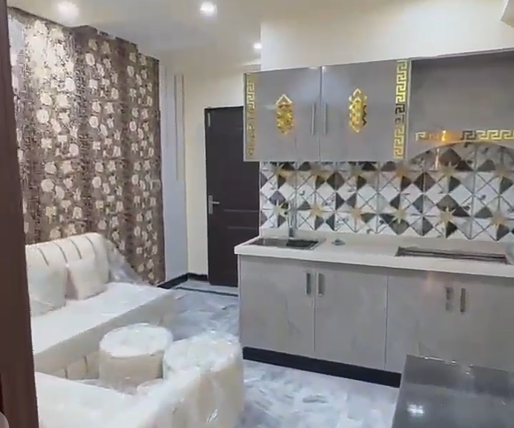 1 Bedroom Brand New Fully Furnished Flat for Rent in Diamond Tower | Bahria Town Phase 1