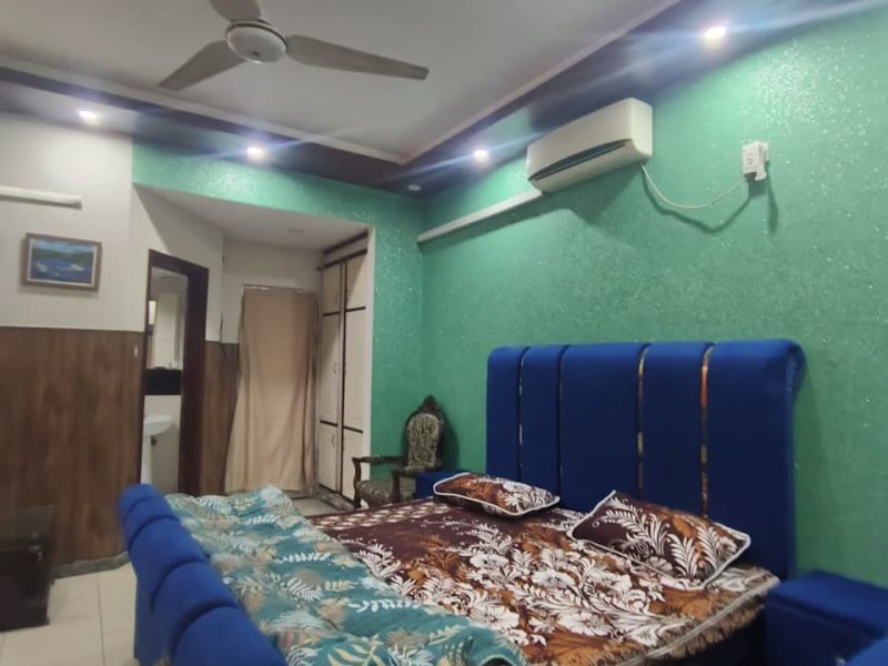 1 Bedroom Furnished Flat for Rent in QJ Heights – 2nd Floor | Rs. 35,000/Month