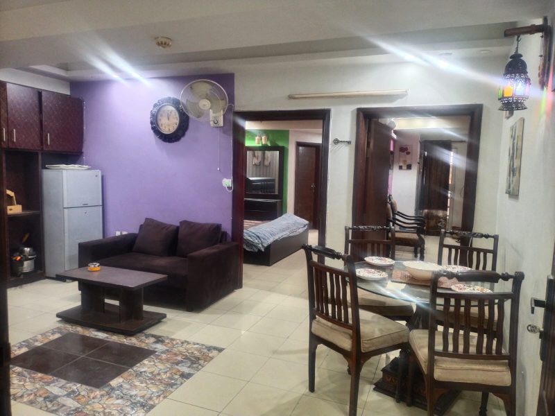 2 Bedroom Furnished Flat for Daily Rent in QJ Heights – Luxury Short-Let Apartment