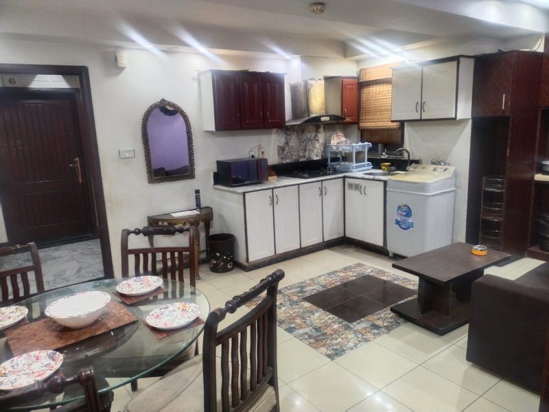 2 Bedroom Furnished Flat for Daily Rent in QJ Heights – Luxury Short-Let Apartment