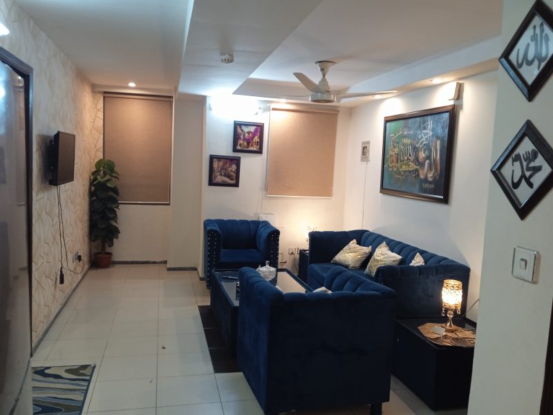 2 Bedroom Furnished Flat for Rent in QJ Heights – Prime Family Living!